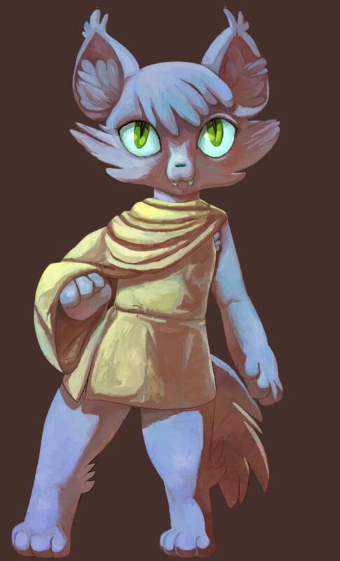 Anime cat/person.