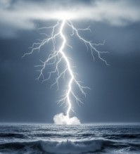 A storm on the ocean as described for question #10.