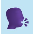 The speech coach icon (created by Gemini).
