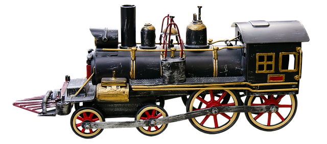 Locomotive engine.