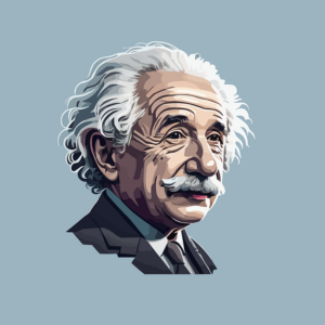 Beautiful drawing of Einstein created by Mohamed Hassan.